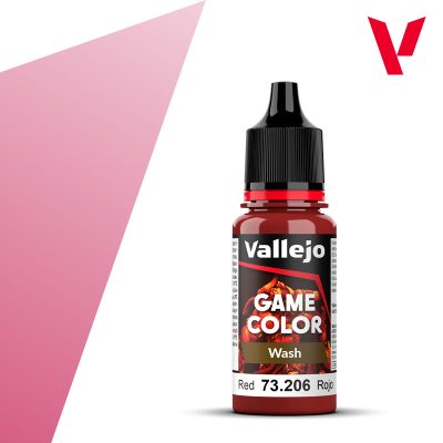 PINTURA VALLEJO GAME WASH 18 ml ROJO