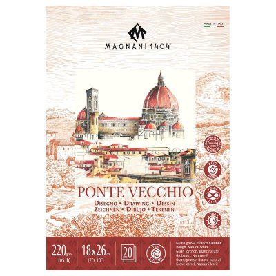 BLOC MAGNANI PONTE VECCHIO 18X26 220gr 20H