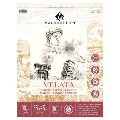 BLOC ESPIRAL MAGNANI VELATA 35x45 220gr 80H