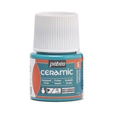 PINTURA CERAMICA PEBEO TURQUESA 16