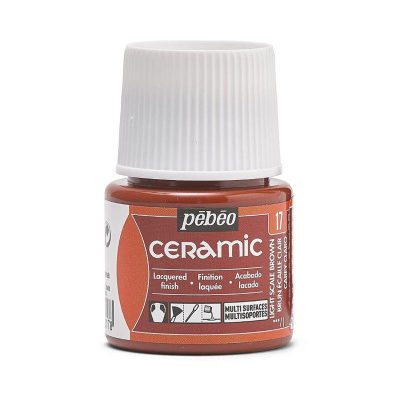 PINTURA CERAMICA PEBEO MARRON CLARO 17