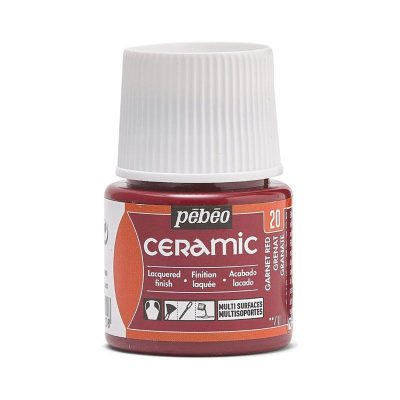 PINTURA CERAMICA PEBEO GRANATE 20