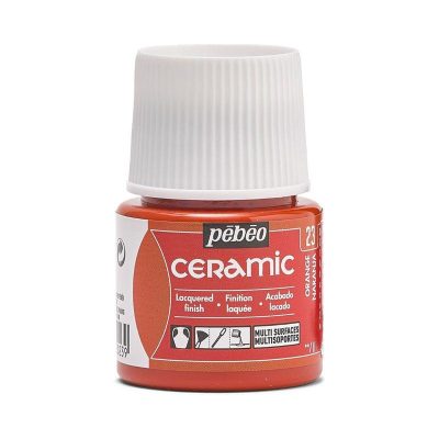 PINTURA CERAMICA PEBEO NARANJA 23