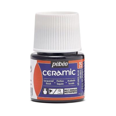 PINTURA CERAMICA PEBEO AZUL SEVRES 25