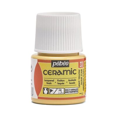 PINTURA CERAMICA PEBEO AMARILLO CLARO 33