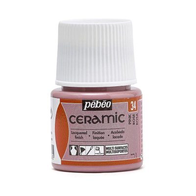 PINTURA CERAMICA PEBEO ROSA 34