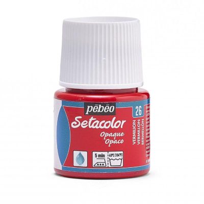 PINTURA PEBEO SETACOLOR OPACO BERMELLON 26