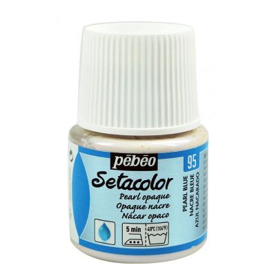 PINTURA PEBEO SETACOLOR NACARADO AZUL 95