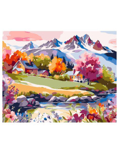 LIENZO ALEX BOG PINTAR POR MONTAÑAS MOD SG-0320