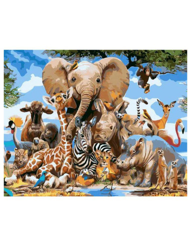 LIENZO ALEX BOG PINTAR POR LA SELVA MOD SG-1882