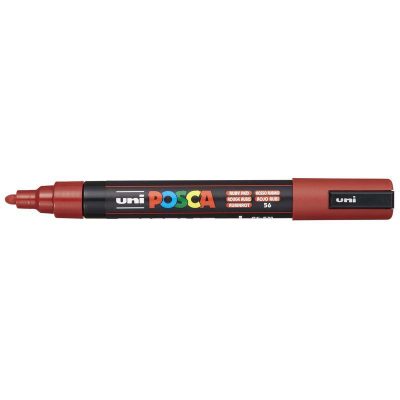 ROTULADOR POSCA PC-5M ROJO RUBI