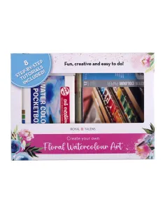 SET ACUARELA TALENS INICIACION FLORAL