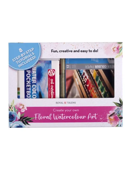SET ACUARELA TALENS INICIACION FLORAL
