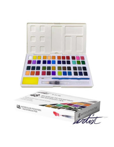 ACUARELAS ALEX BOG CAJA POCKETBOX ARTIST 48 PIEZAS