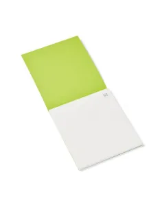 BLOC DE NOTAS FABRIANO 14X14 CM VERDE LIMA 2