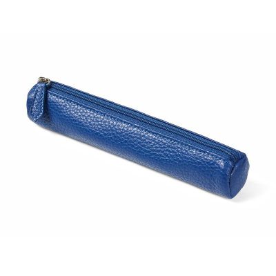 PORTATODO DE CUERO FABRIANO AZUL 19X3 5 CM