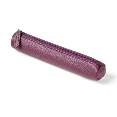 PORTATODO DE CUERO FABRIANO PURPURA 19X3 5 CM