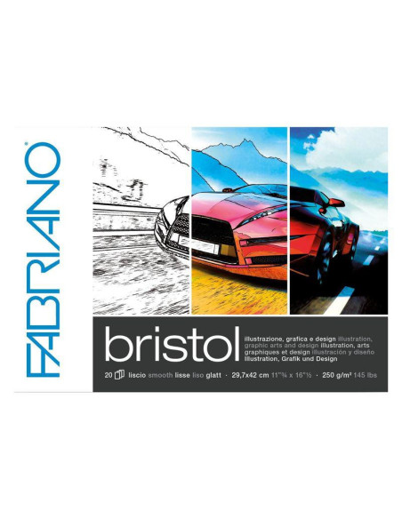 BLOC BRISTOL FAB  A5 250G 20H 19100503