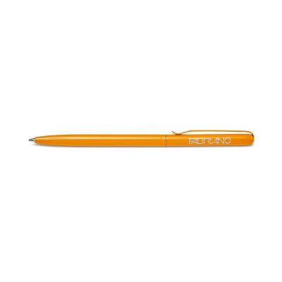 BOLÍGRAFO FABRIANO TINTA NEGRA SLIM AMARILLO