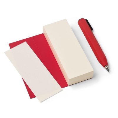 SET FABRIANO SHORTY PORTAMINAS   NOTAS ROJO