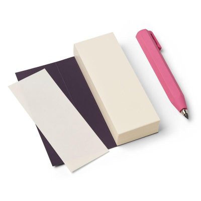 SET FABRIANO SHORTY PORTAMINAS   NOTAS VIOLETA