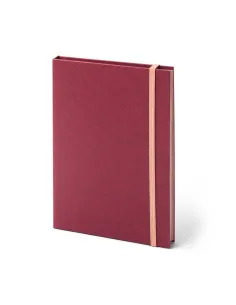 CUADERNO FABRIANO LEPORELLO 11 5X16 5 CM GRANATE