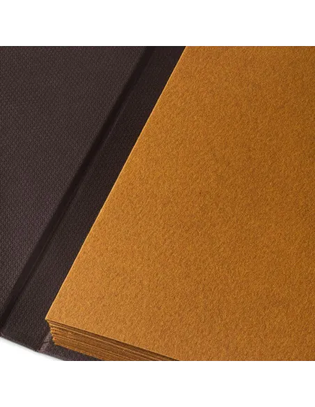 CUADERNO FABRIANO LEPORELLO 11 5X16 5 CM OCRE