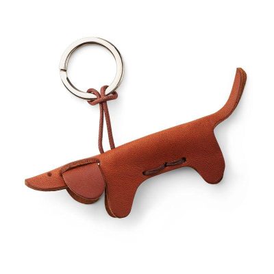 LLAVERO FABRIANO DE CUERO PERRO