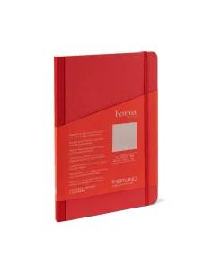 CUADERNO FABRIANO ECOQUA A5 LISO ROJO
