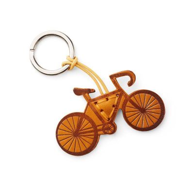 LLAVERO FABRIANO DE CUERO BICICLETA