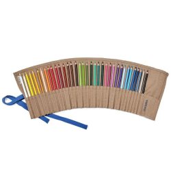 PORTALAPICES ENROLLABLE FABRIANO 36 LÁPICES HABANA 2