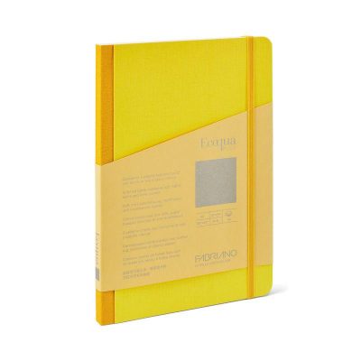 CUADERNO FABRIANO ECOQUA A5 LISO AMARILLO