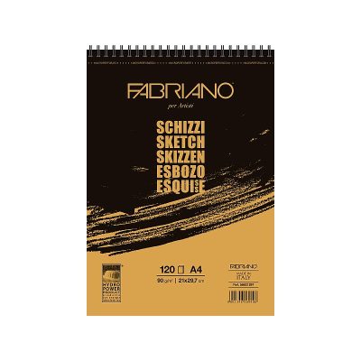 B FABRIANO ESBOZO A4 21X29 7 90G 120H 56621297