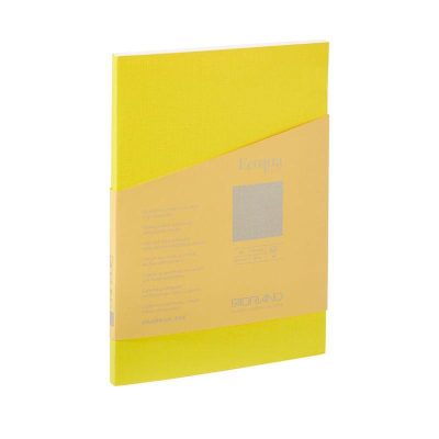 CUADERNO FABRIANO ECOQUA A5 PUNTOS LIMÓN