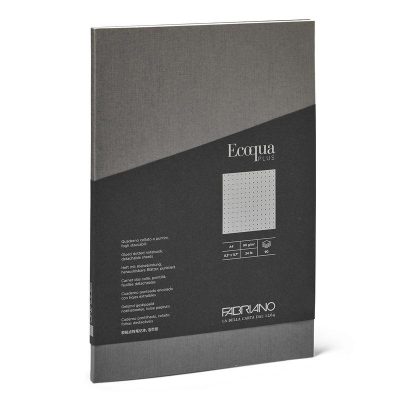 CUADERNO FABRIANO ECOQUA A4 PUNTOS ANTRACITA