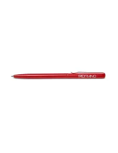BOLÍGRAFO FABRIANO TINTA NEGRA SLIM ROJO