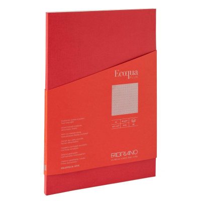CUADERNO FABRIANO ECOQUA A4 PUNTOS FRAMBUESA