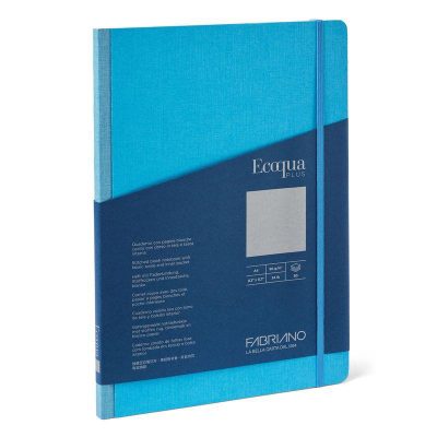 CUADERNO FABRIANO ECOQUA A4 LISO TURQUESA