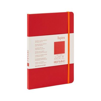 CUADERNO FABRIANO ISPIRA A5 CM PUNTOS ROJO