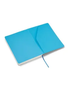 AGENDA 2026 FABRIANO FLOCK DIA PAGINA A5 AZUL 2