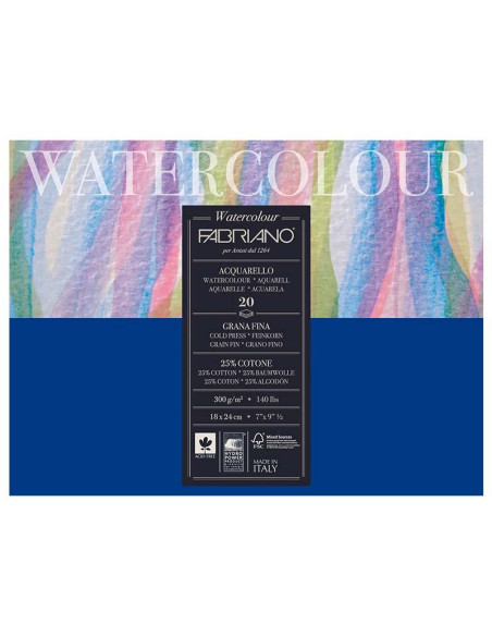 BLOC ACUARELA WTC FAB  A4  300G 12H 17312432