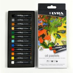 PASTELES AL OLEO LYRA CAJA 12 COLORES 2