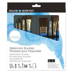 SET 10 PINCELES DALER ROWNEY SIMPLY ACUARELA