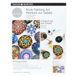 SET CREATIVO DALER ROWNEY PINTANDO PIEDRAS