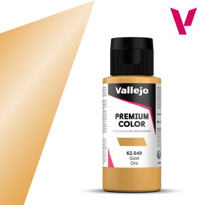 VALLEJO PREMIUM COLOR 60 ml METALICO Oro