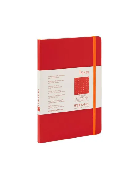 CUADERNO FABRIANO ISPIRA A5 CM PUNTOS ROJO