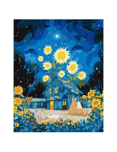 LIENZO PINTAR POR NUMEROS ALEX BOG MOD SG-0138