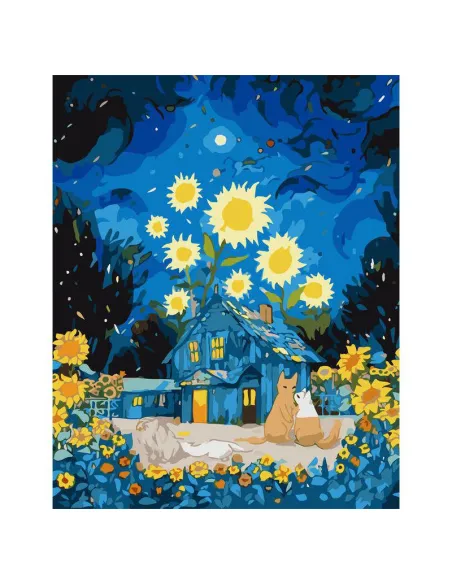 LIENZO PINTAR POR NUMEROS ALEX BOG MOD SG-0138