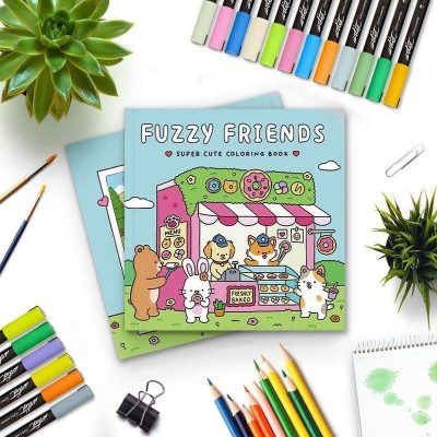 LIBRO DE MODA PARA COLOREAR MOD AA-0003 FUZZY