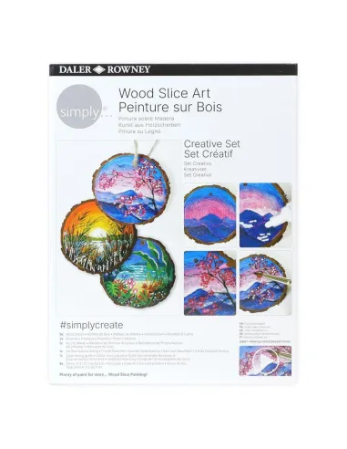 SET CREATIVO DALER ROWNEY PINTANDO MADERA